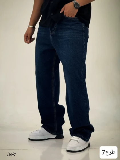 شلوار جین مردانه واید لگ رویال کد_4322