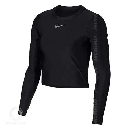 کراپ آستین بلند NIKE پشت توری