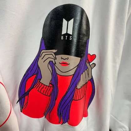 بلوز دورس فینگردار مدل BTS