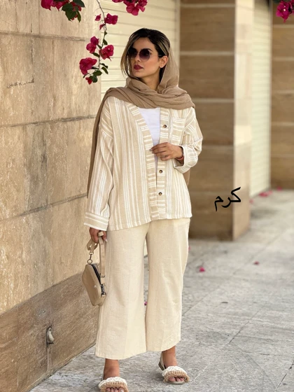 مانتو راه راه مراکشی