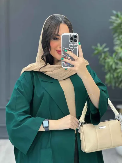 مانتو لینن جیب پاگن دار