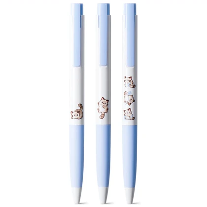 خودکار مشکی ژله ای کاکو Kaco نوک 0.5 میلی متری 3 عددی مدل K7