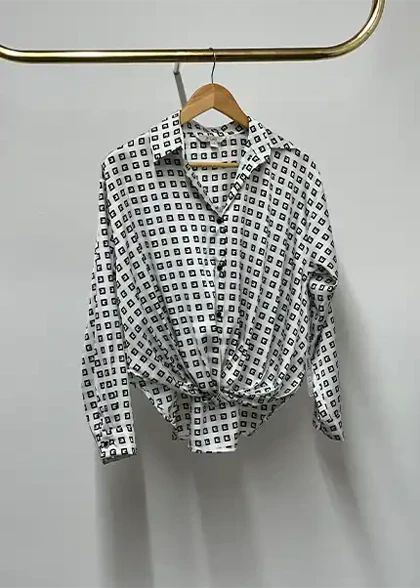 شومیز گره‌ای کد 4056