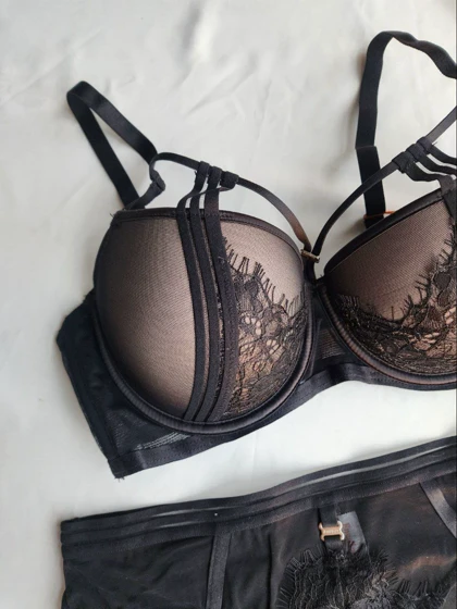 ست شورت و سوتین جکدار فنردار اروپایی کد: 5320