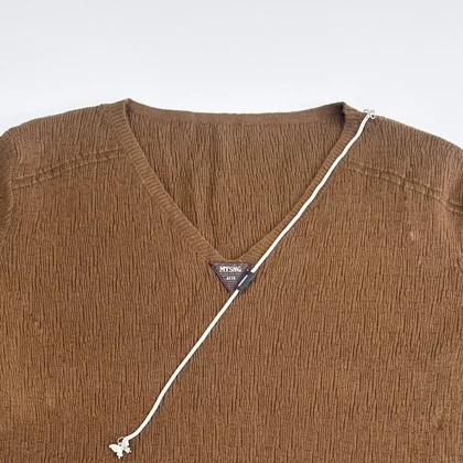 بلوز بافت نابی 1007511