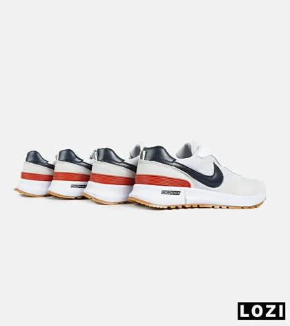 کفش کتانی سفید سرمه ای قرمز NIKE AirMax DN