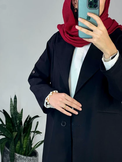 مانتو کتی لینن ماهناز با قد بلند تر (ایراد دار)