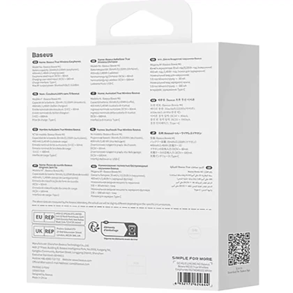 هندزفری بلوتوثی 5.2 بیسوس MZ10 NGTW340001