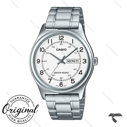 ساعت کاسیو مردانه فلزی MTP-V006D-7B2U صفحه سفید Casio-10410-G