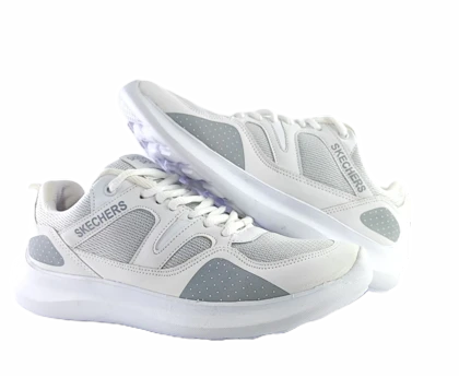 کفش اسپرت و روزمره مردانه برند اسکچرز Skechers مدل کوانتوم سفید کد 249