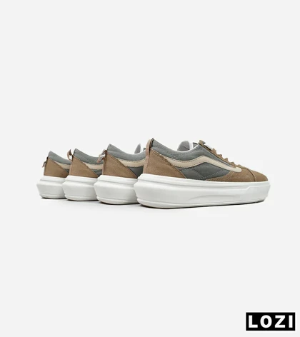 کفش اسنیکرزمردانه قهوه ای خاکستری ونس VANS