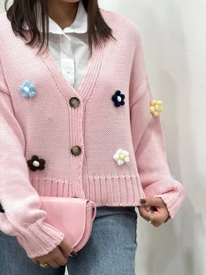 بافت جلو دکمه ترک نازگل