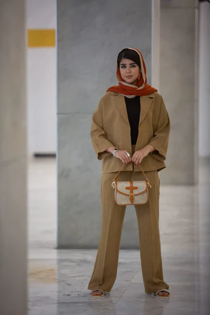 مانتو شلوار صوفیا جیب فیلتاب