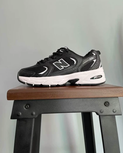 کتانی ویتنامی نیوبالانس 530 مشکی سفید New balance 530 Black and white