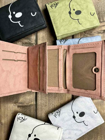 کیف پول مدل نیم رخ سگ