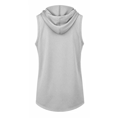 رکابی کلاهدار ورزشی مردانه نایک مدل DS-Dri Fit-5G0684 طوسی روشن