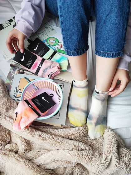 جوراب مچی آبرنگی زنانه کد 403054