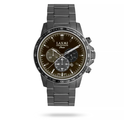 ساعت مچی مردانه لاکسمی بند استیل دودی کد Laxmi 8181/3