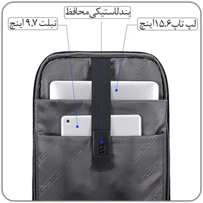 کیف مسافرتی 45L کوله پشتی لپ تاپ 17 اینچی اورجینال بنج BANGE 1908D