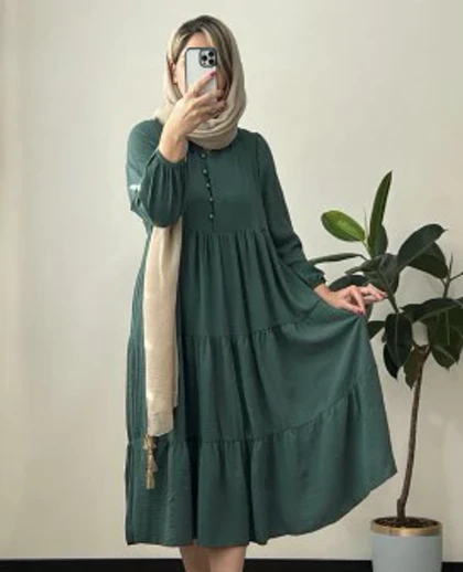 پیراهن مانتویی کمند