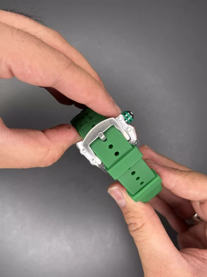 ساعت مچی ریچارد میل کورنوگراف قاب پلاستیکی سبز Richard Mille