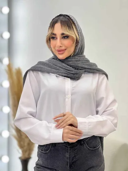 شومیز سفید جودون