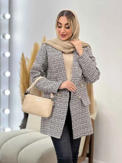 مانتو شنل شش دکمه
