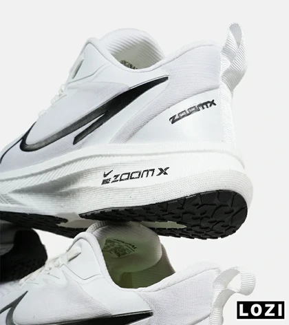 کفش کتانی مردانه سفید مشکی NIKE zoom x