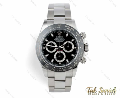 ساعت مردانه رولکس دیتونا سیلور مشکی Rolex-2073-G