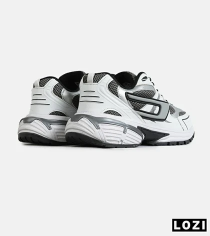 کفش کتانی مردانه سفید طوسی DIESEL S-SERENDIPITY SPORT مدل 7718