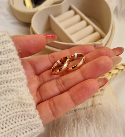 رینگ ساده طلایی ژوپینگ