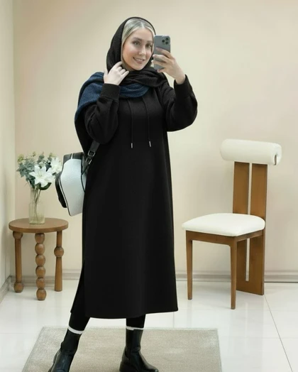 کفتان دورس تو کرکی کلاهدار (آستین کش)