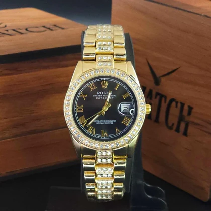 ساعت مچی زنانه رولکس دیت جاست Datejust با موتور کوارتز ژاپن و قفل پروانه ای کد 5