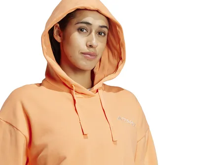 سویشرت های فضای باز Adidas W Terrex Logo Hoody PC_IS7227