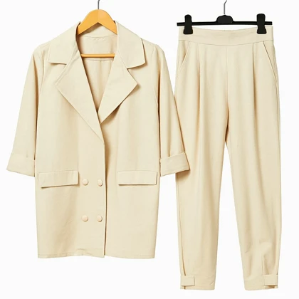 ست کت شلوار لینن 99540