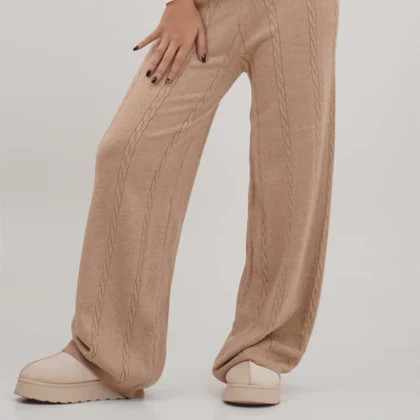 شلوار بافت طنابی