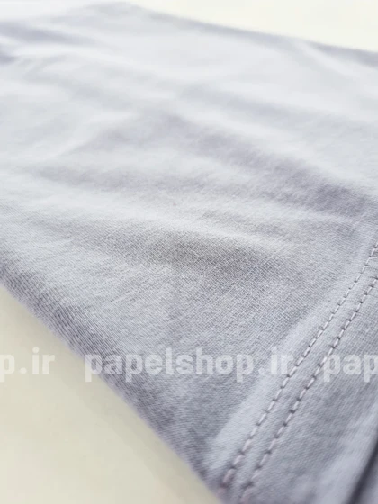 تیشرت کراپ یقه گرد طرح کیتی