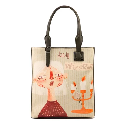 کیف رودوشی دندی طرح Witch Craft کیف زنانه ویچ کرافت