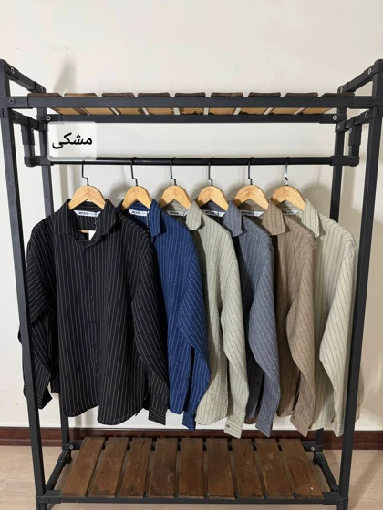 پیراهن راه راه مردانه 2613
