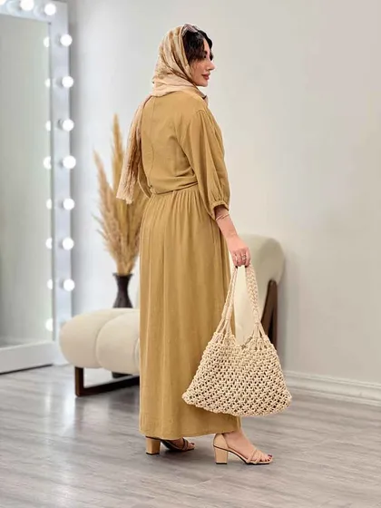 ست پیراهن دو تکه آستین پیله