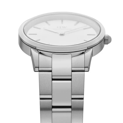 ساعت دنیل ولینگتون زنانه نقره ای صفحه سفید متوسط DW-3457-L