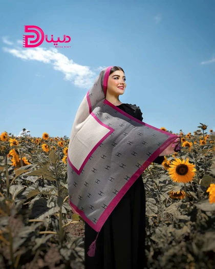 شال وسط ساده هرمس پاییزه