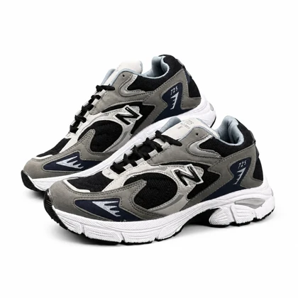 کفش کتانی مردانه مدل نیوبالانس 725 مشکی طوسی New Balance