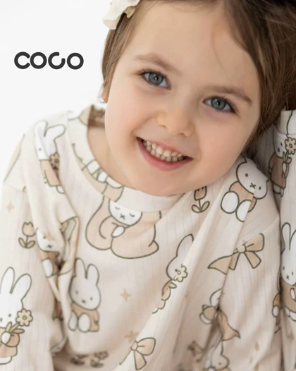 ست راحتی بلوز شلوار مادر تا فرزند COCO دخترانه و پسرانه 966