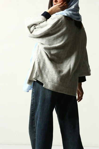مانتو سرشانه دار فری زنانه