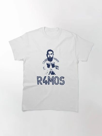 تیشرت ورزشی رئال مادرید | تیشرت Real Madrid CF طرح Sergio Ramos 20/21 کد 143800