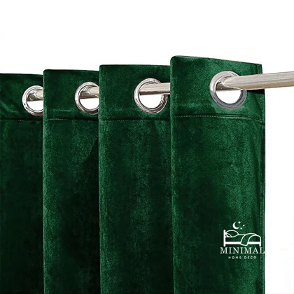 پرده آماده مخمل ویولت