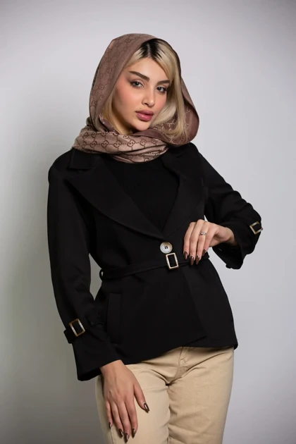 کت زنانه کاندید کمربند دار