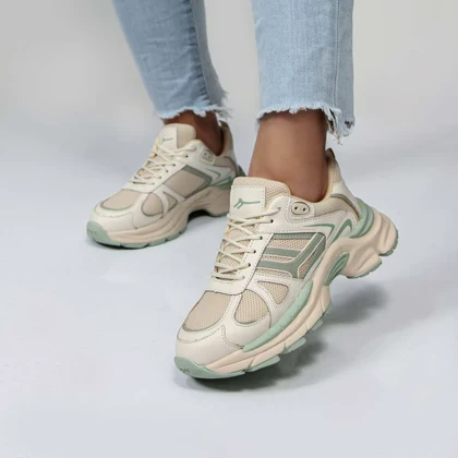 کفش و کتانی زنانه بالنسیاگا BALENCIGA رنگ کرم