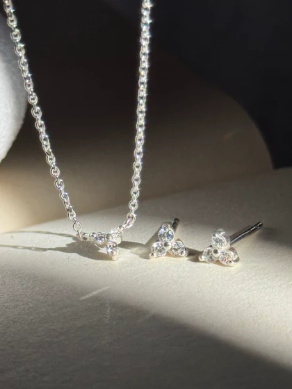 نیم ست نقره